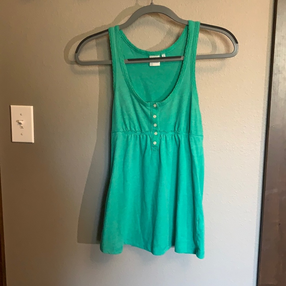 Tilden teal tank top!